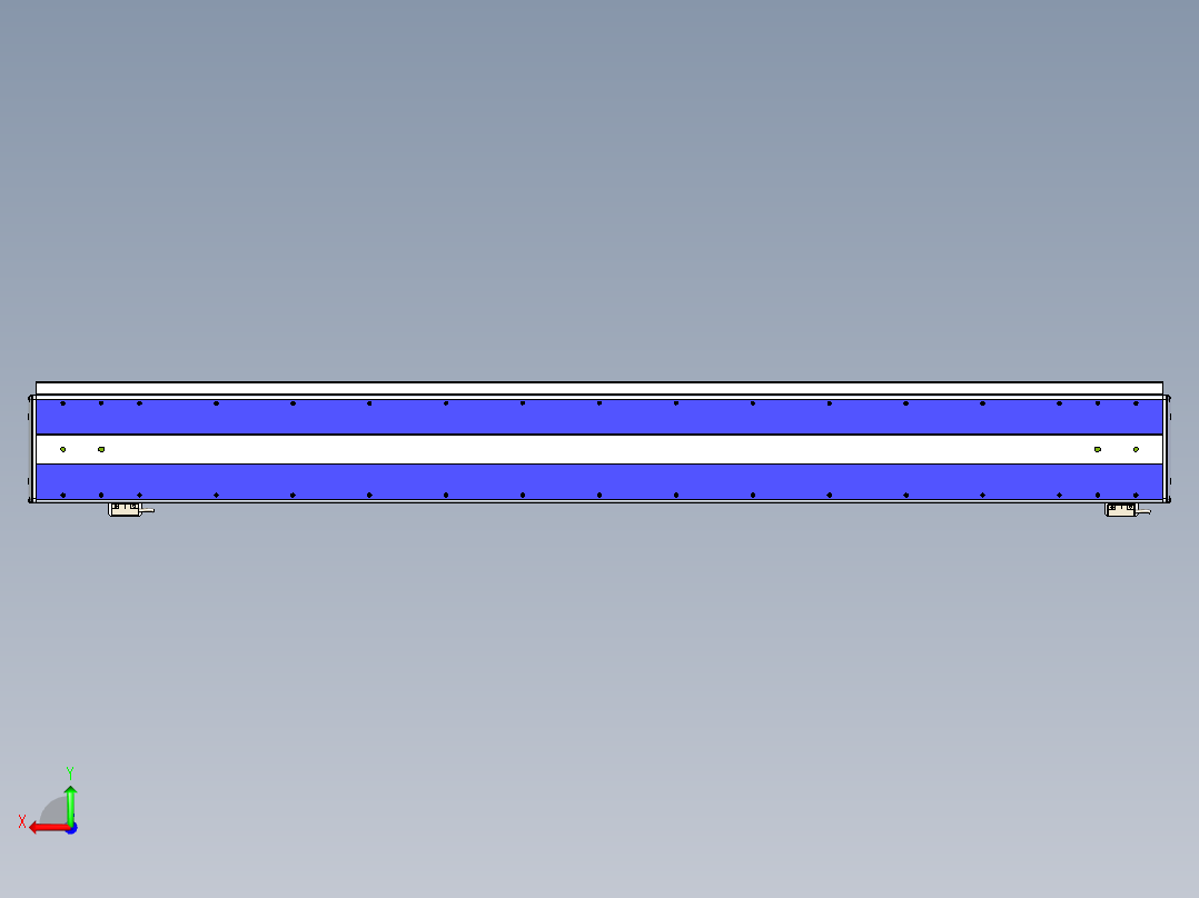 威洛博LC系列3d模型模组2LC14S1Y-S1100后视图
