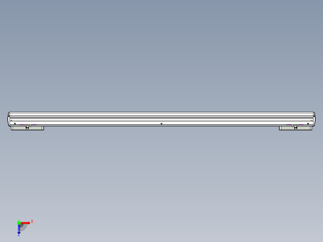 威洛博LC系列3d模型模组2LC14S1Y-S1100俯视图
