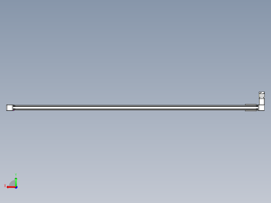 威洛博LB.GB同步带传动--欧规系列GB8-L192-S3700-BR-P75-K后视图