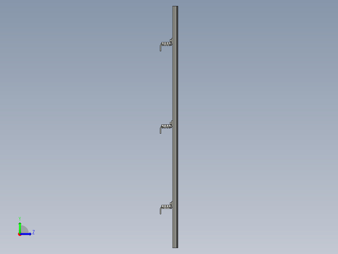 基恩士SL-M60H_kc图纸模型左视图