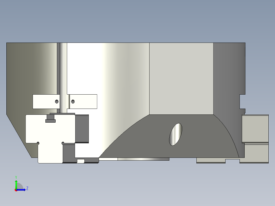 普通气爪PH14-125S左视图
