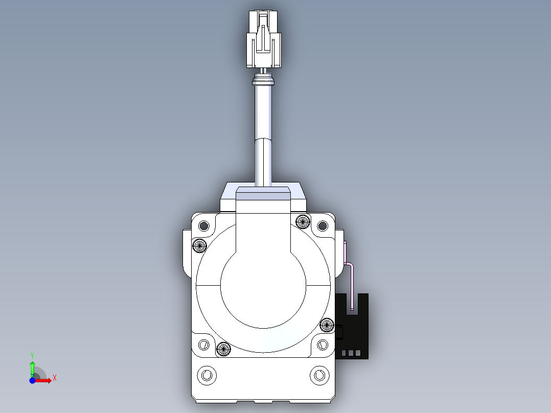东锦丝杆传动-直线滑台模组DH60-L10-S500-BC-T400-C3前视图