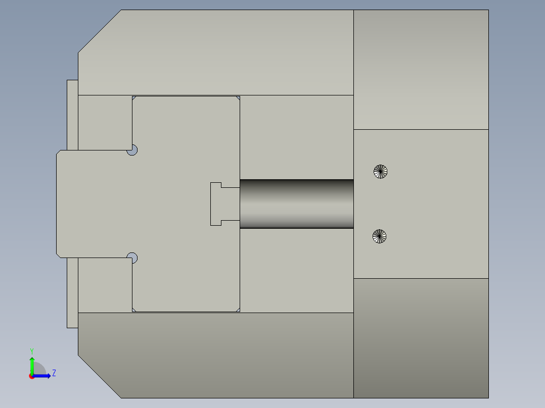 普通气爪PH15-60S左视图