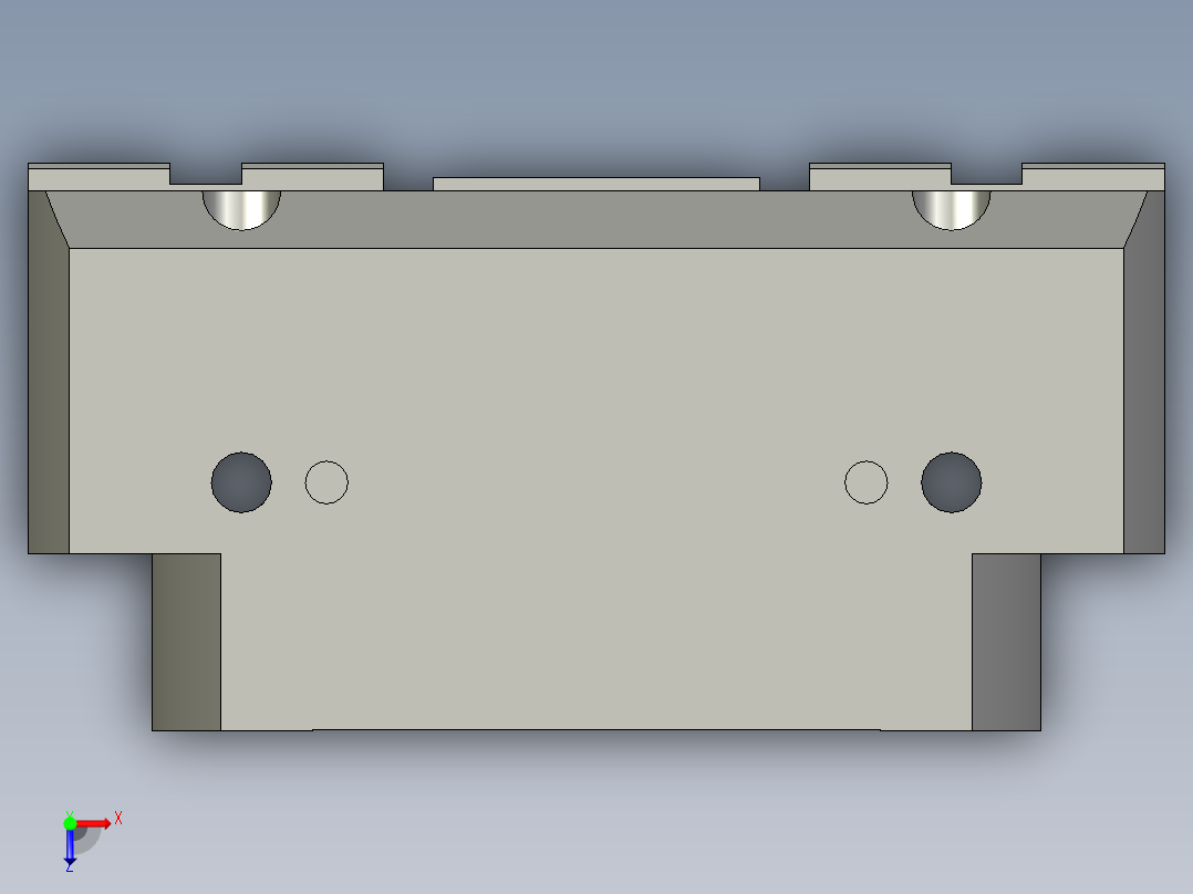 普通气爪PH15-60S俯视图