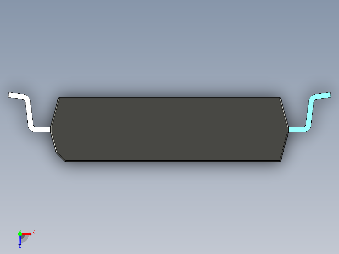 元器件3D封装SOIC32X51俯视图