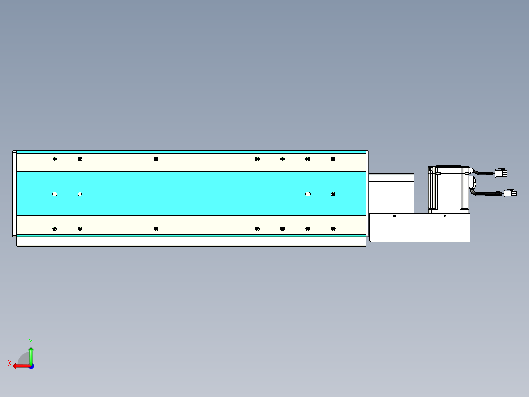 威洛博VBC同步带传动一无尘环境VBC17-L45-S400-BL-ZP75-C3后视图