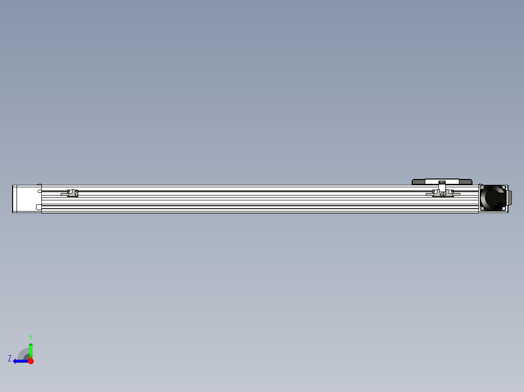 同步带滑台-欧规BC6-L120-S850-R-P40-D3右视图