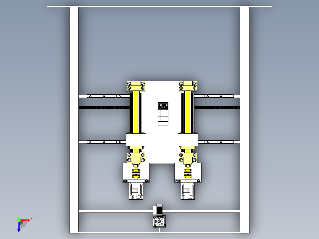 配合机器人俯视图