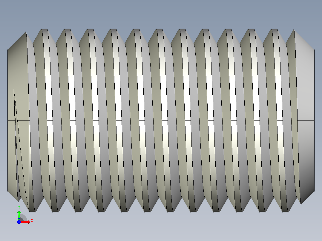 DIN 913-ISO 4026 固定螺钉-M24 L=40.STEP前视图