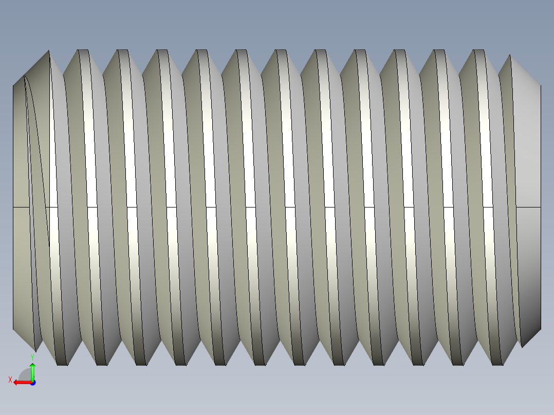 DIN 913-ISO 4026 固定螺钉-M24 L=40.STEP后视图