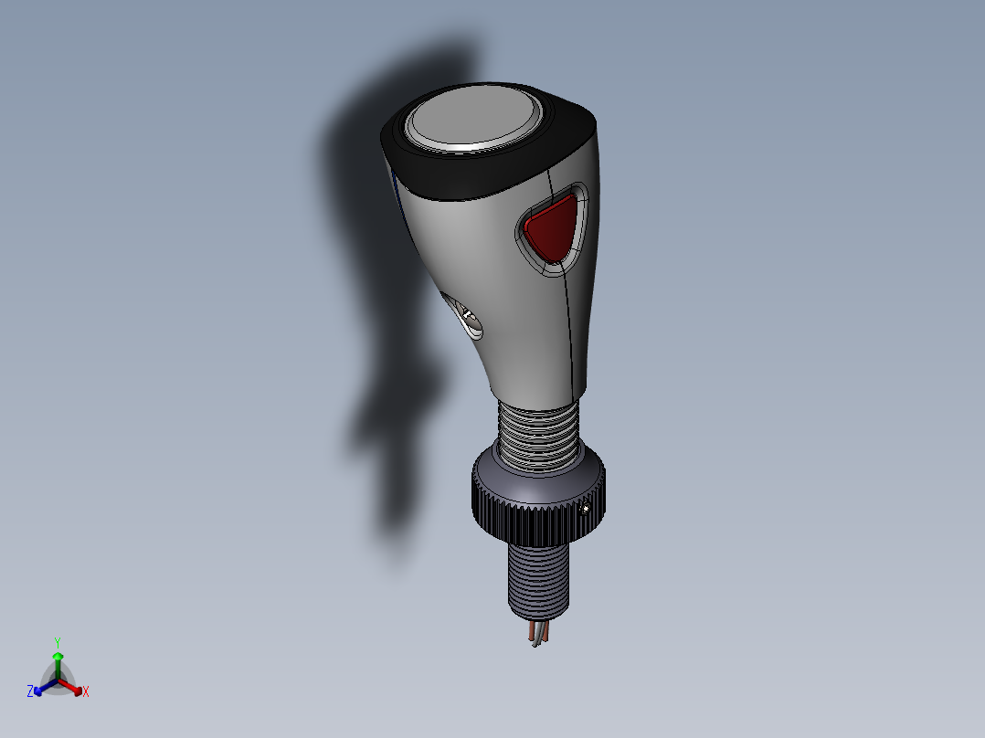 电磁假肢手臂正等轴测图