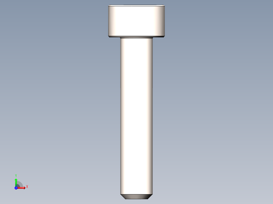 螺钉8.8 DIN 912前视图