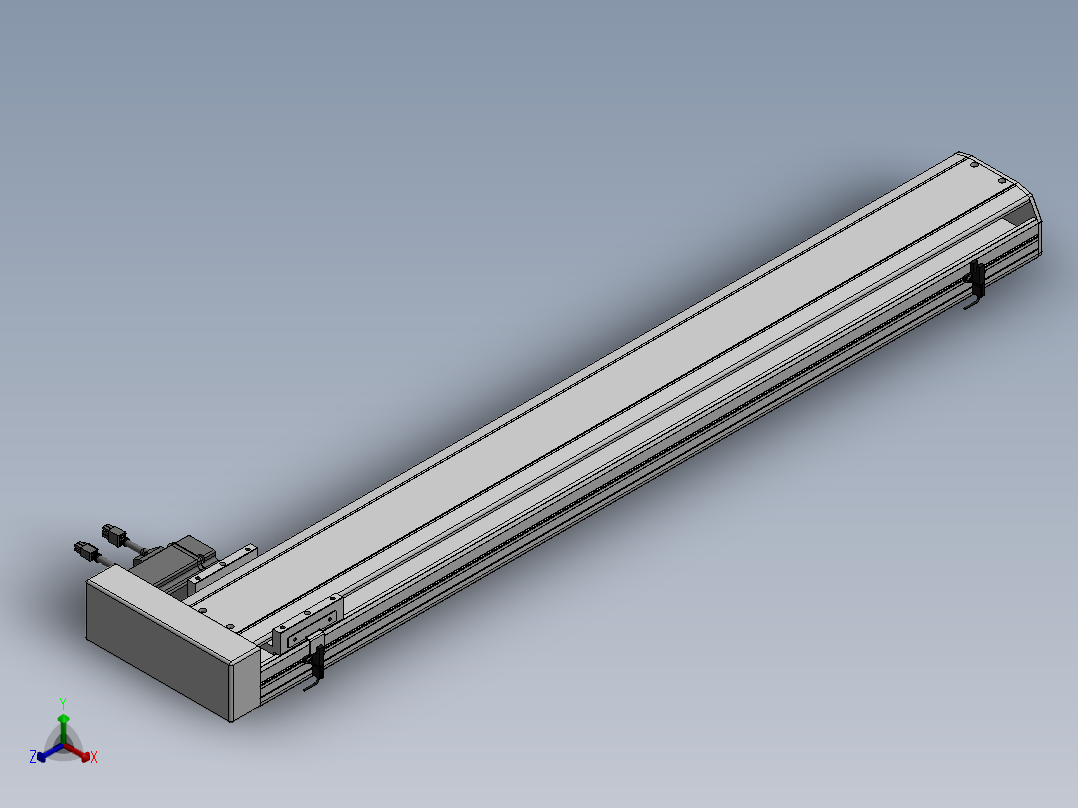精密模组MY130-T10-950L-BR-P20B-C4-C正等轴测图