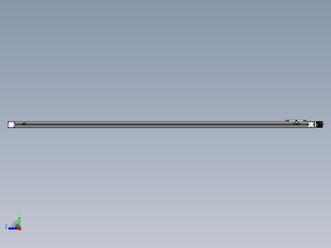 同步带滑台-欧规BC6H-L60-S2800-L-ZP40-D3右视图