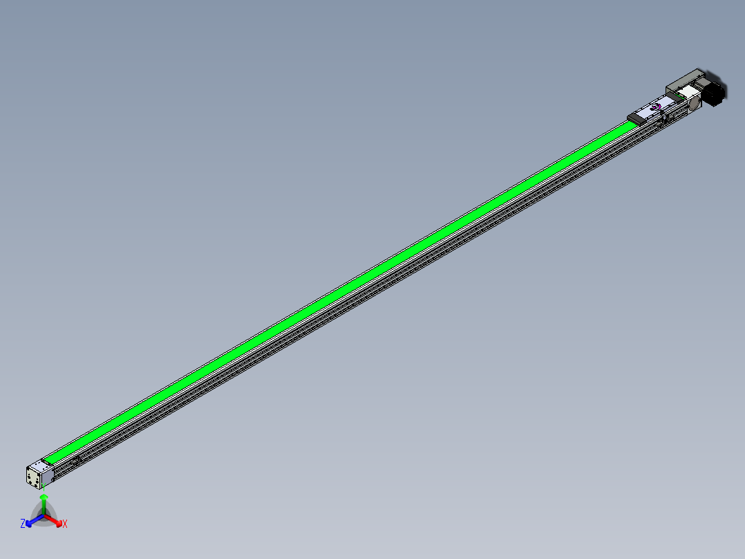 同步带滑台-欧规BC6H-L60-S2800-L-ZP40-D3正等轴测图