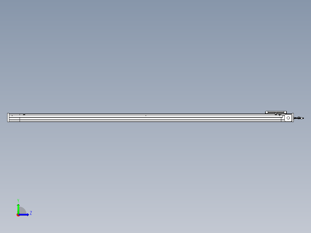威洛博LB.GB同步带传动--欧规系列LB6A-L130-S1950-BL左视图