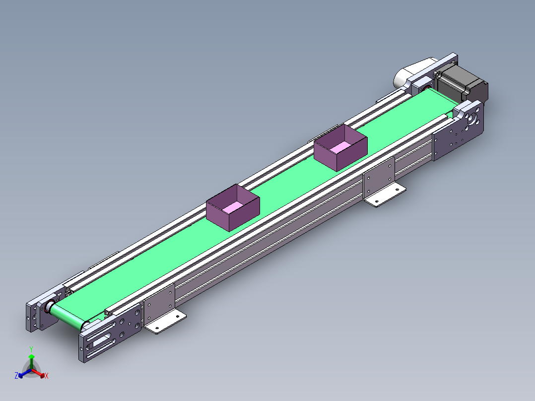 输送机正等轴测图