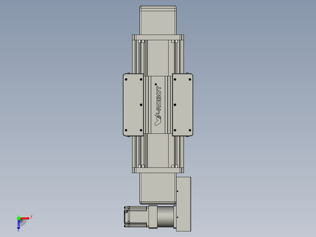 威洛博直线电机模组EB20-L224-S200-BL-ZP75-MS3-5K俯视图