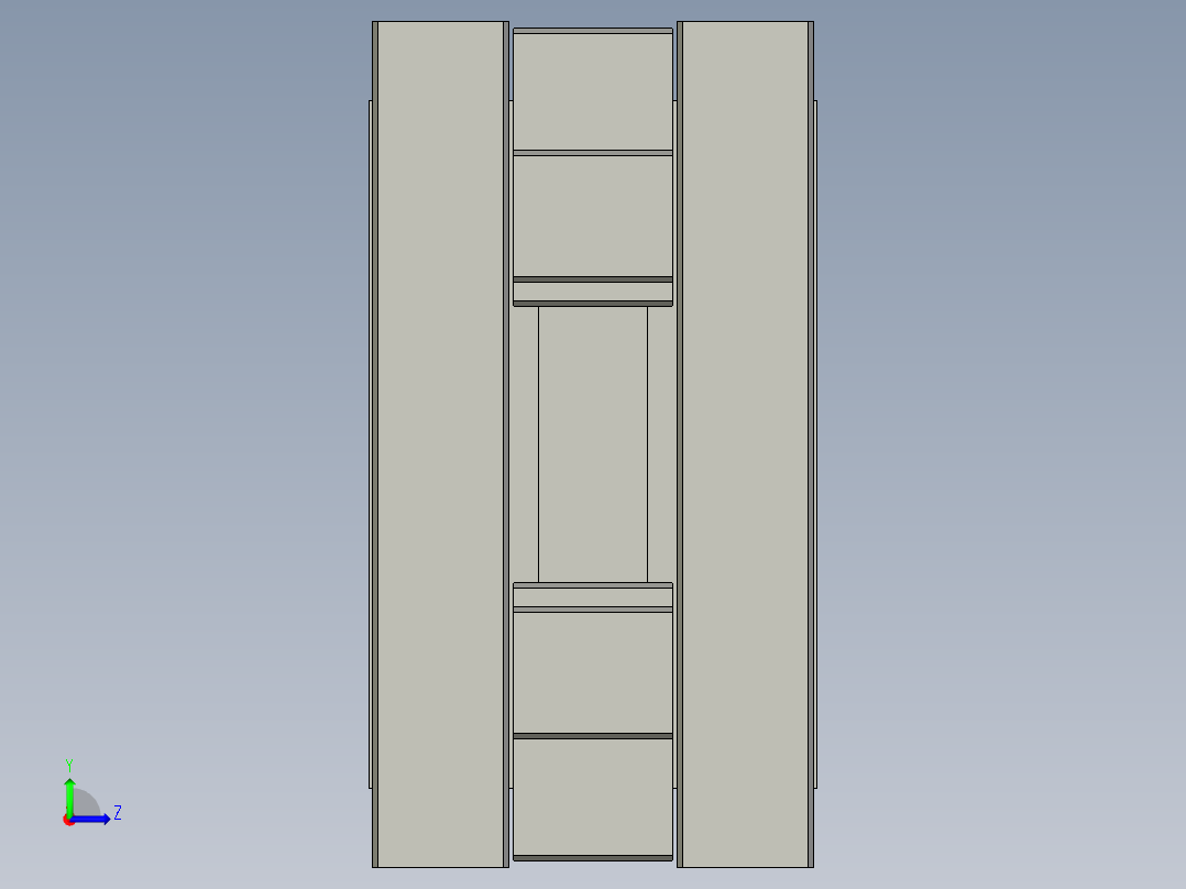 普通气爪PH01-25A左视图