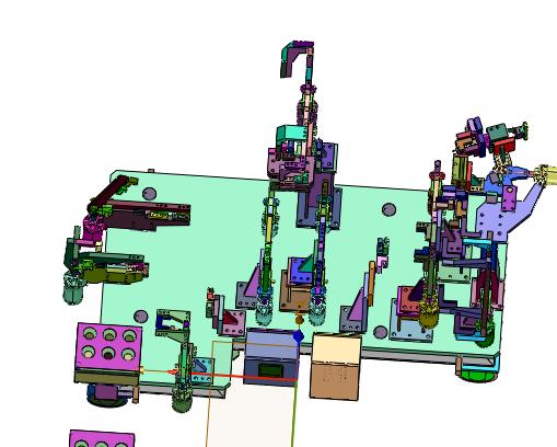 焊接前纵梁总成的夹具