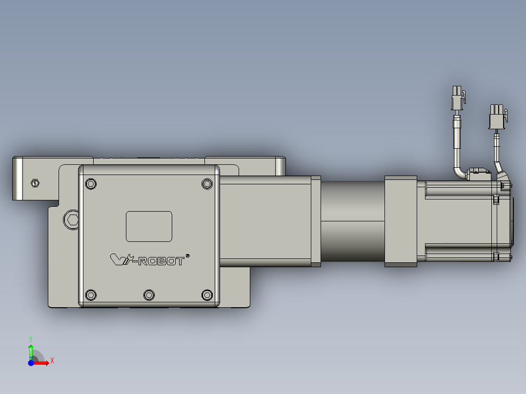 威洛博直线电机模组EB20-L224-S1550-L-ZP75-MS3-5K前视图