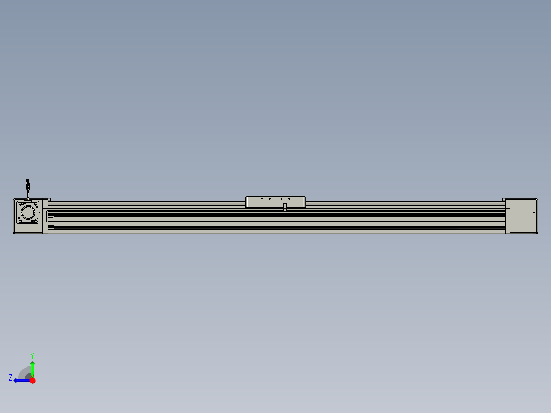 威洛博直线电机模组EB20-L224-S1550-L-ZP75-MS3-5K右视图