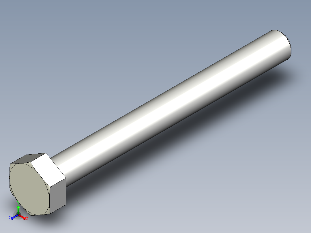 不銹鋼外六角螺絲RSCBB-3D多系列多零件图纸模型