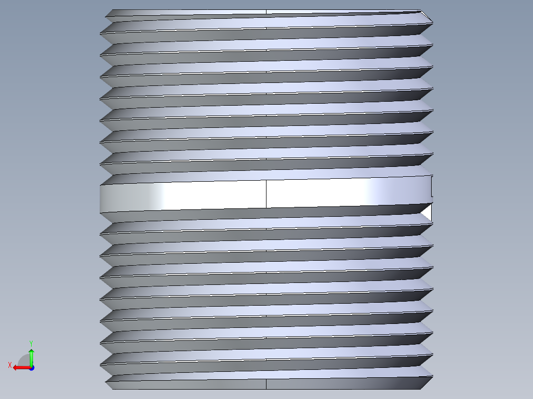 CPVC管件33-Sch80_Nipple_MPTxMPT_9861-133_1in x Close后视图