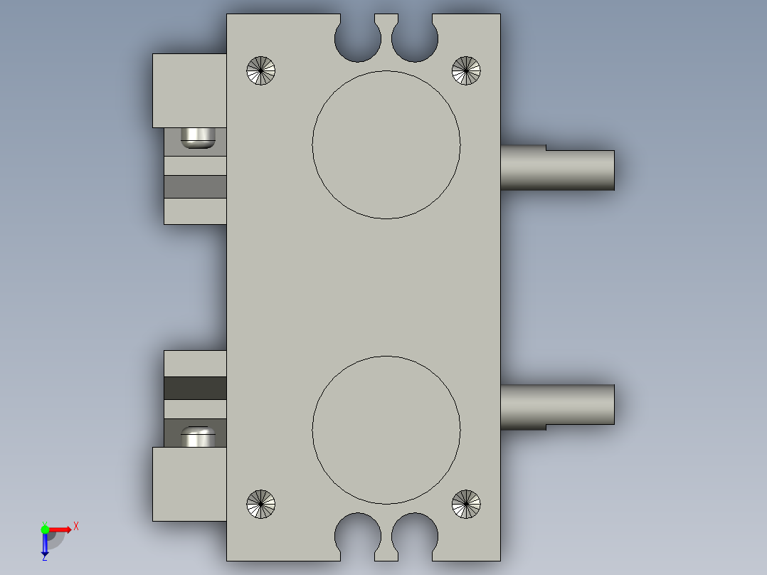 旋转气爪PRD12-60D俯视图