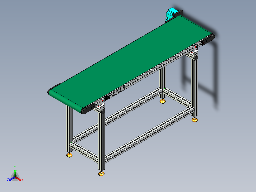 LE-XC5050-左直连驱动皮带线-负载80kg