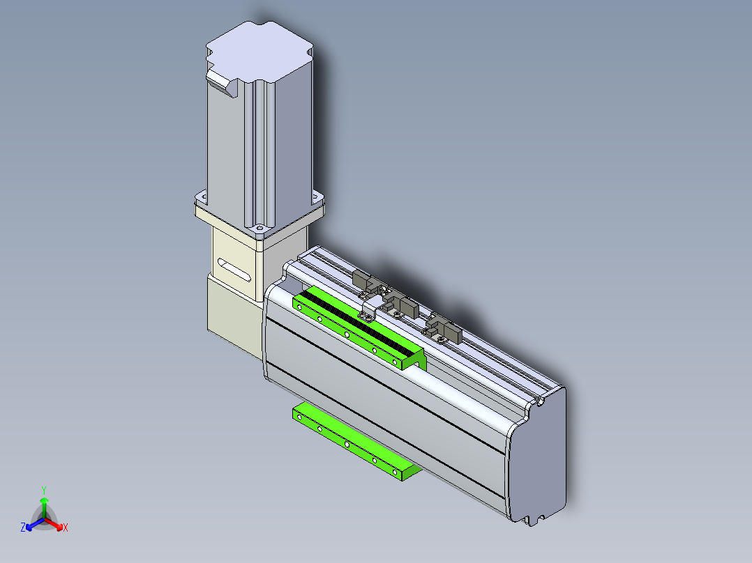 同步带滑台-半封闭B13-L90-S50-R-Z86-D3