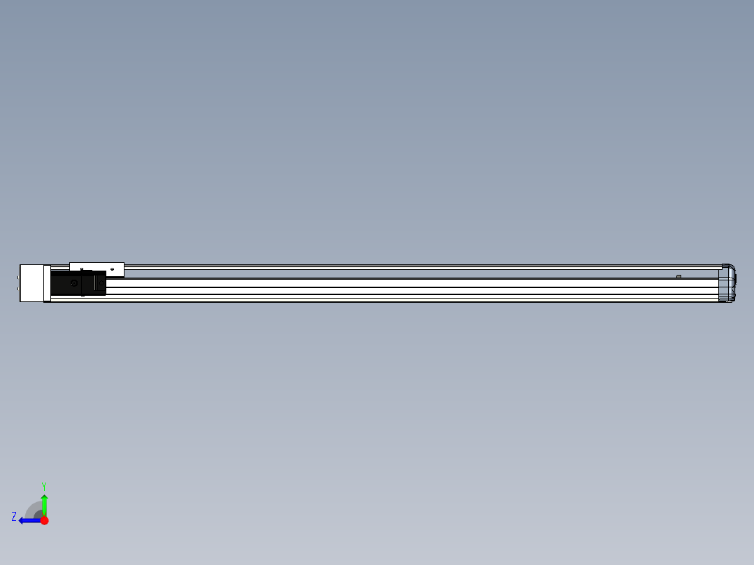 Toyo东佑达直线模组-ETH10-950-BL-100W右视图