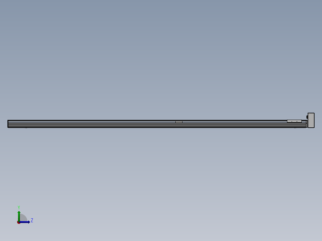精密模组MT140-L110-2600-LU-M40-C4左视图