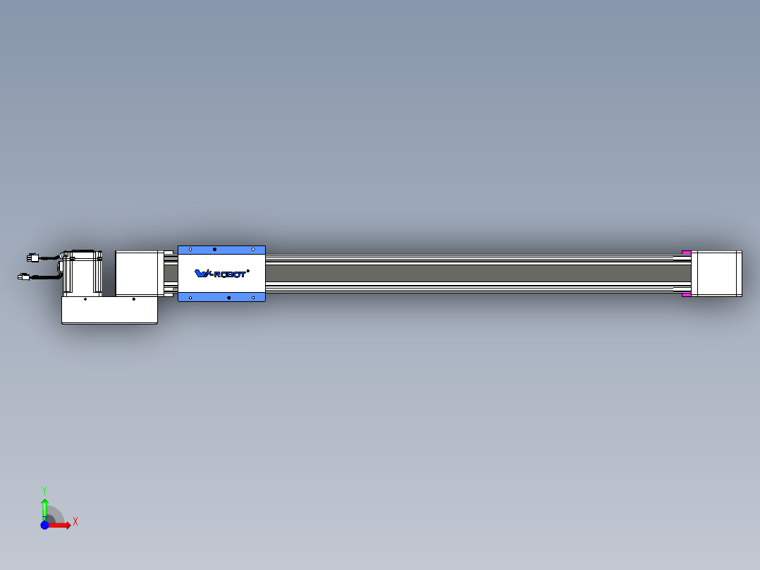 威洛博LB.GB同步带传动--欧规系列GB8-L96-S850-BL-P75前视图