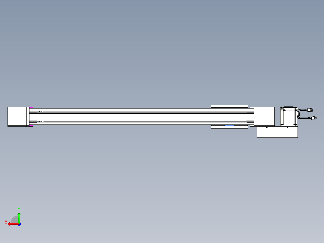 威洛博LB.GB同步带传动--欧规系列GB8-L96-S850-BL-P75后视图