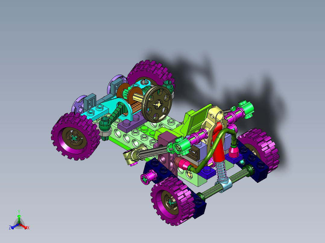 跑跑卡丁车小汽车模型