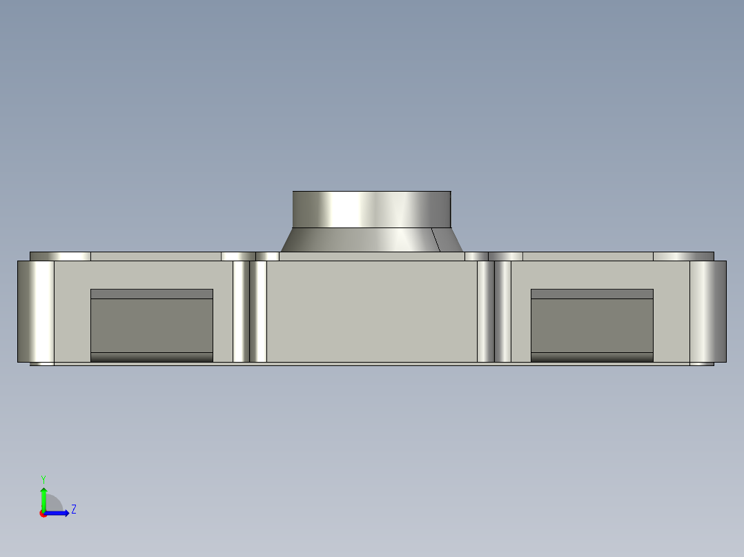 13.4㎜ x 2.9㎜ SMD轻触开关左视图