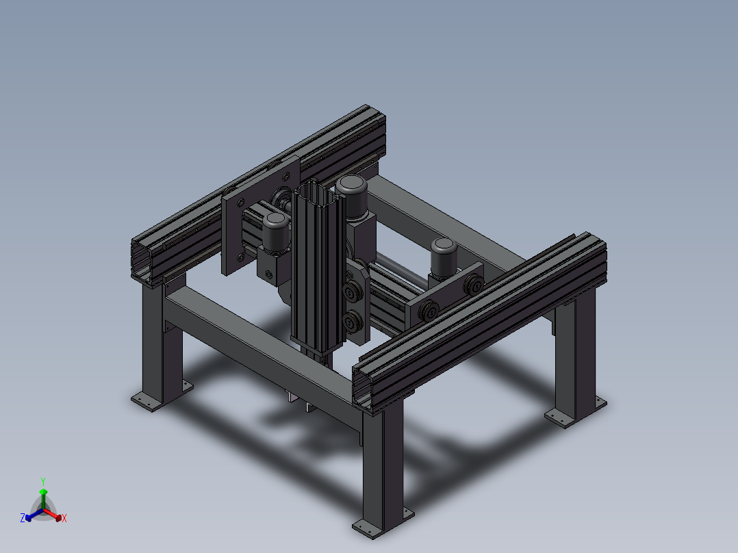 层叠式自动捡砖机设计(1)正等轴测图
