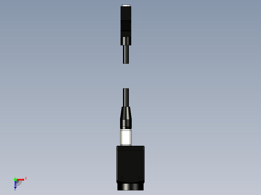 基恩士XG-035C_M_kc图纸模型俯视图