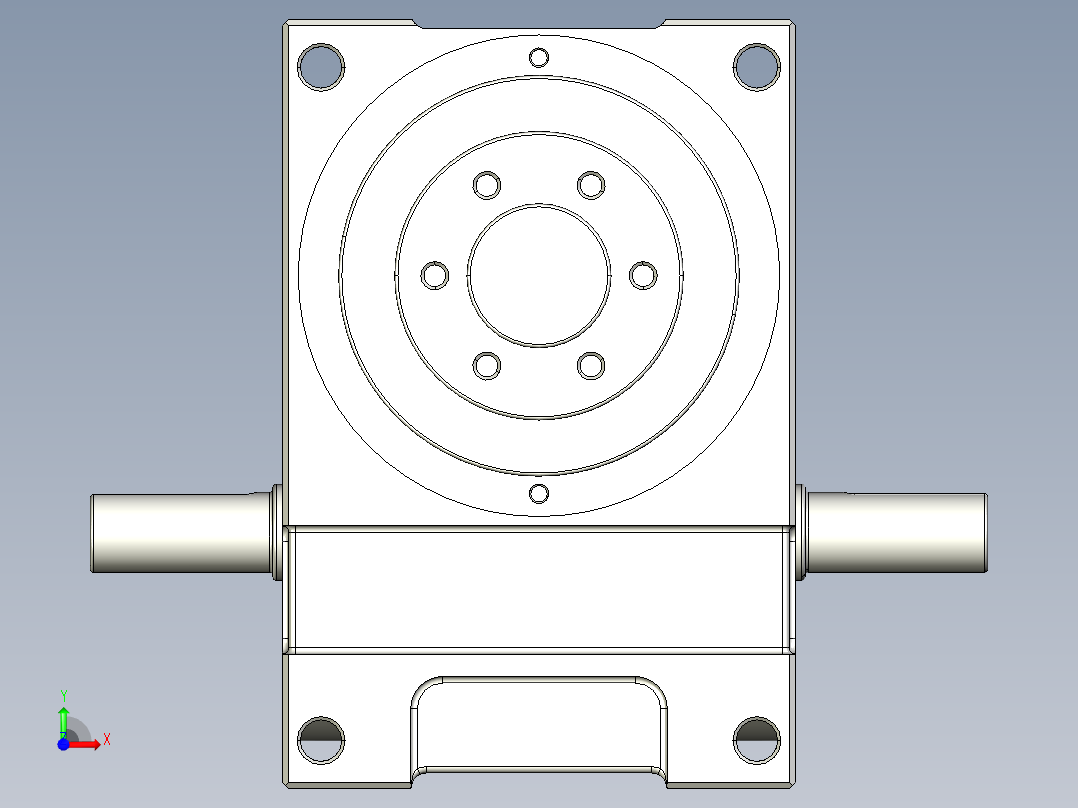 分割器标准型二维三维图(2023.10-11整理)前视图