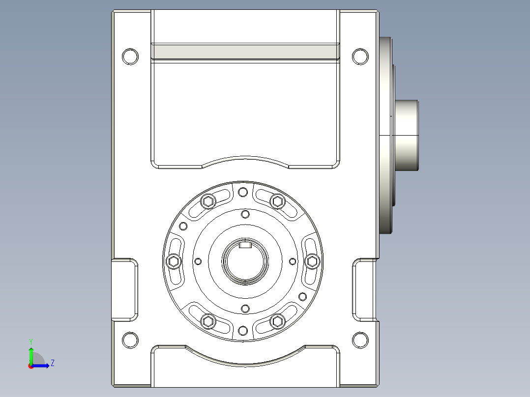 分割器标准型二维三维图(2023.10-11整理)左视图