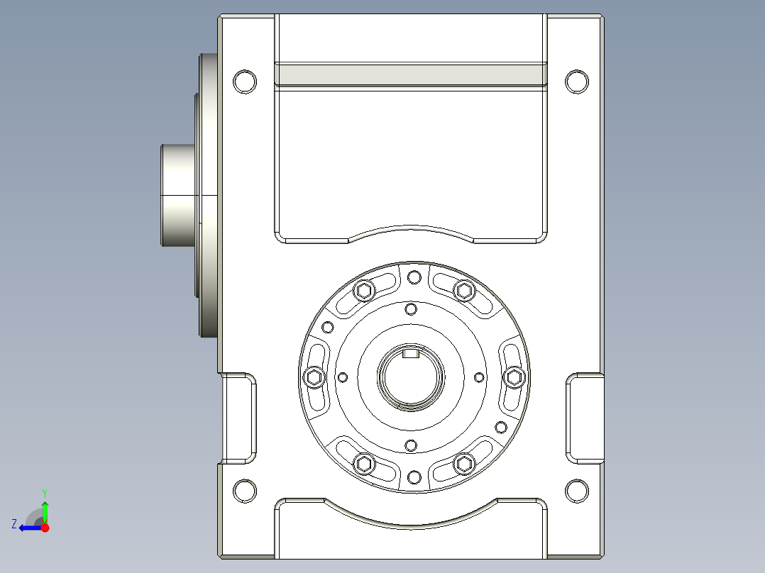 分割器标准型二维三维图(2023.10-11整理)右视图
