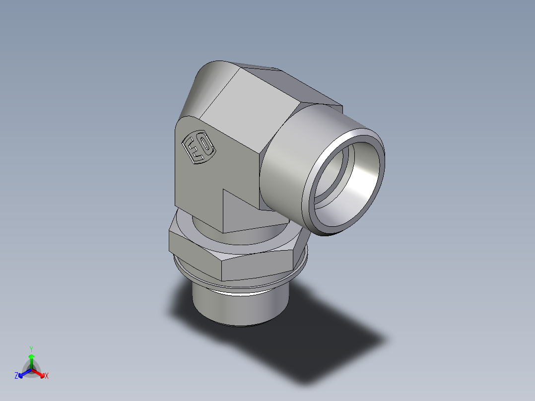 卡套式工业通用硬管接头EO_Adjustable_Locknut_elbow_WEE15LMOROMDCF