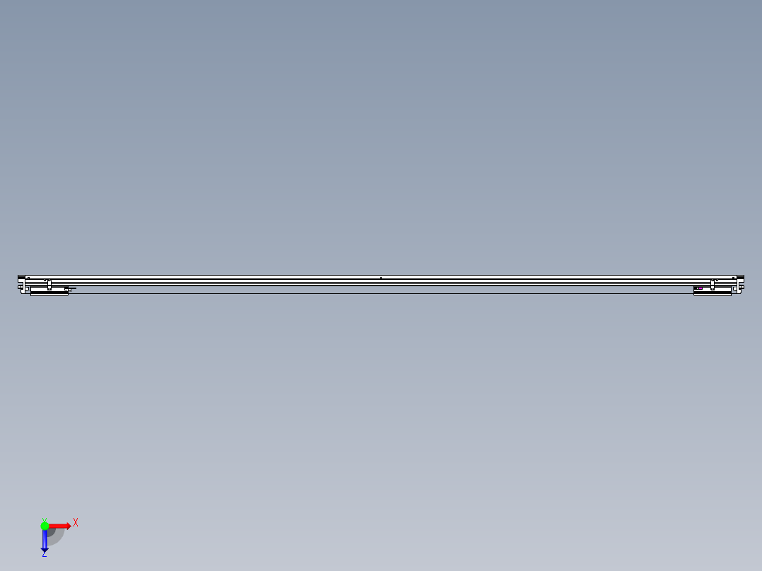 威洛博VL系列3d模型模组2VL22H2Y-S3000俯视图