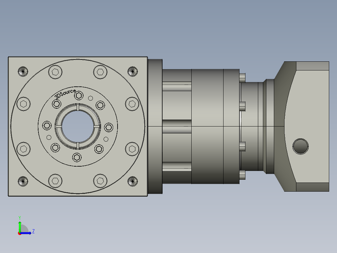 HZT140FC-L3-(A)-S2-P2-(S-58-110-M8-145)左视图