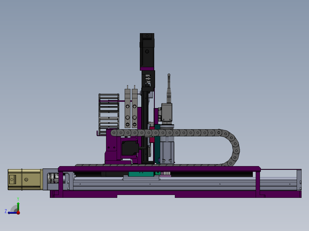 手机标签自动贴合sw17可编辑左视图