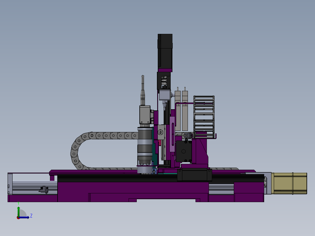 手机标签自动贴合sw17可编辑右视图
