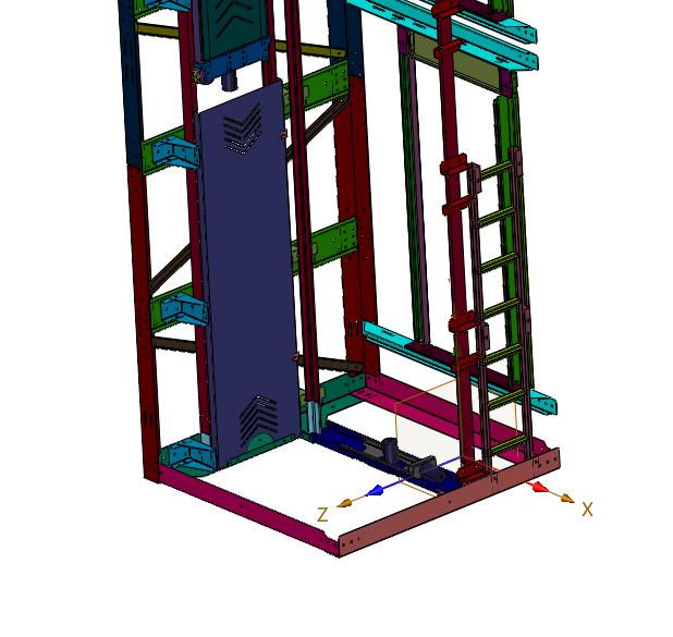 牵引两层电动升降货梯