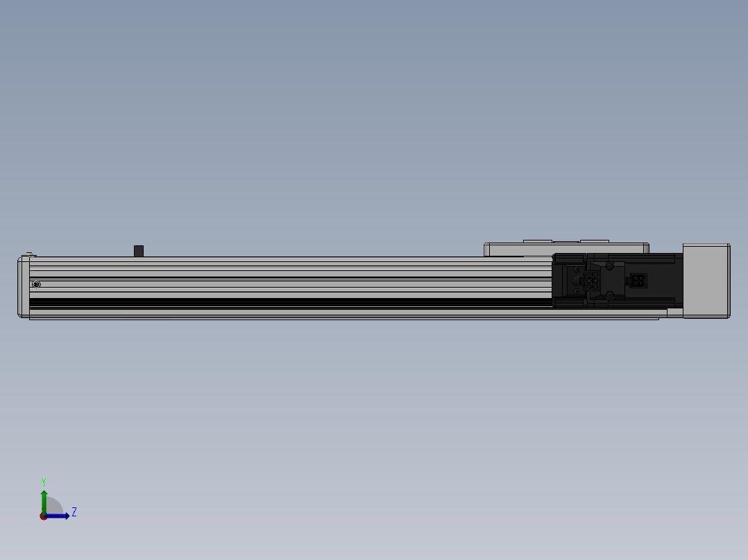 精密模组MY60-T10-300L-BR-P10B-C4-C左视图