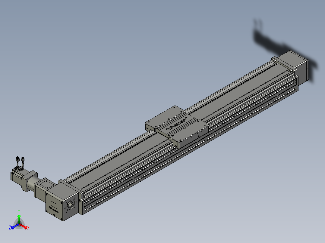 威洛博直线电机模组EB20-L224-S1350-R-ZP75-MS3-5K
